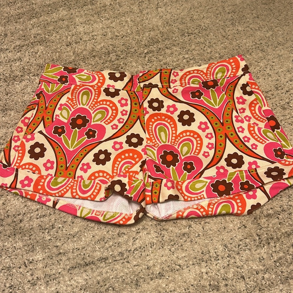 JUDITH MARCH retro printed boho shorts bold large